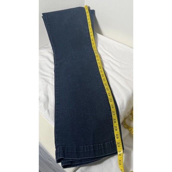 Tommy Hilfiger Women's Trouser Blue Denim Straight Leg Medium Wash Jeans size 14 - Picture 6 of 13